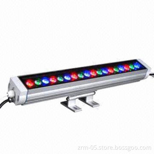 Wall washing light, efficient, aesthetic and environment-protection